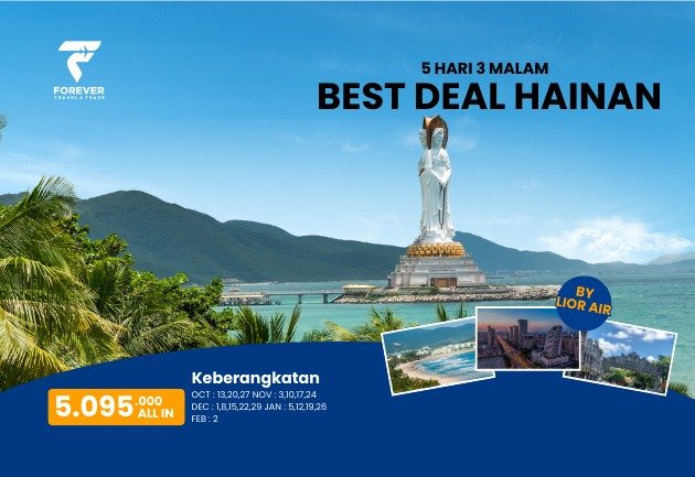 Promo Paket Wisata Hainan