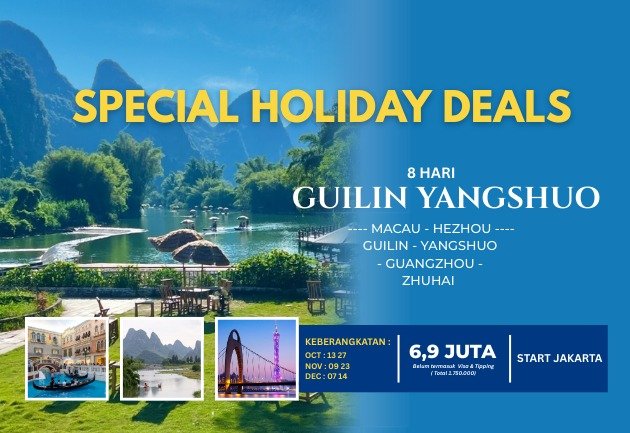 Promo Paket Wisata Guilin